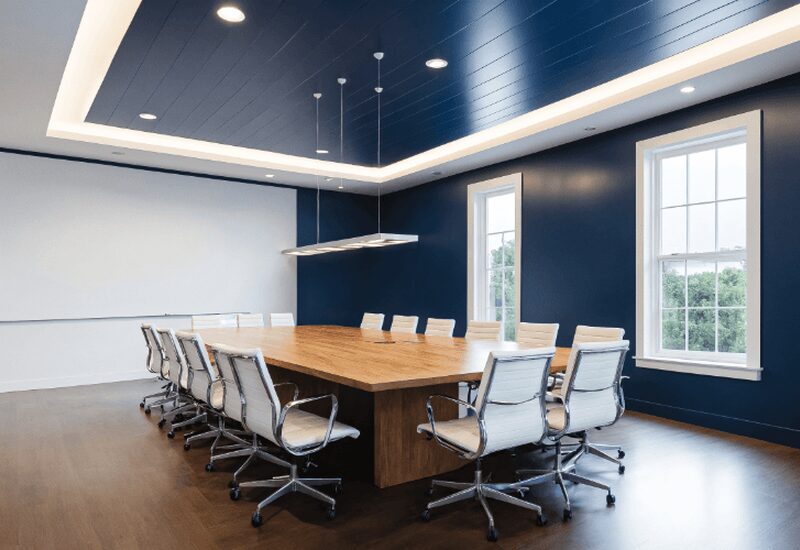 Executive boardroom with a twelve-seat conference table in Pune