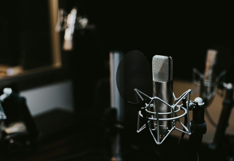 Soundproof interview and podcast room