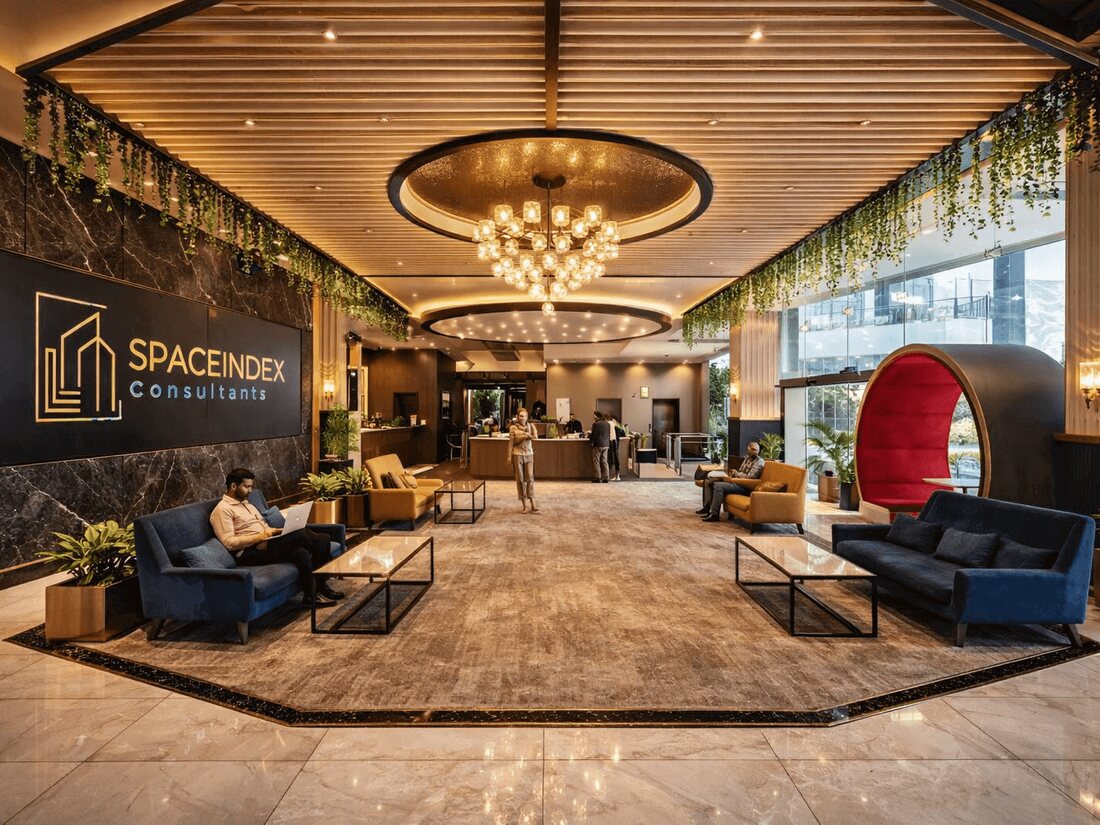 SpaceIndex Consultants reception and lounge in Pune